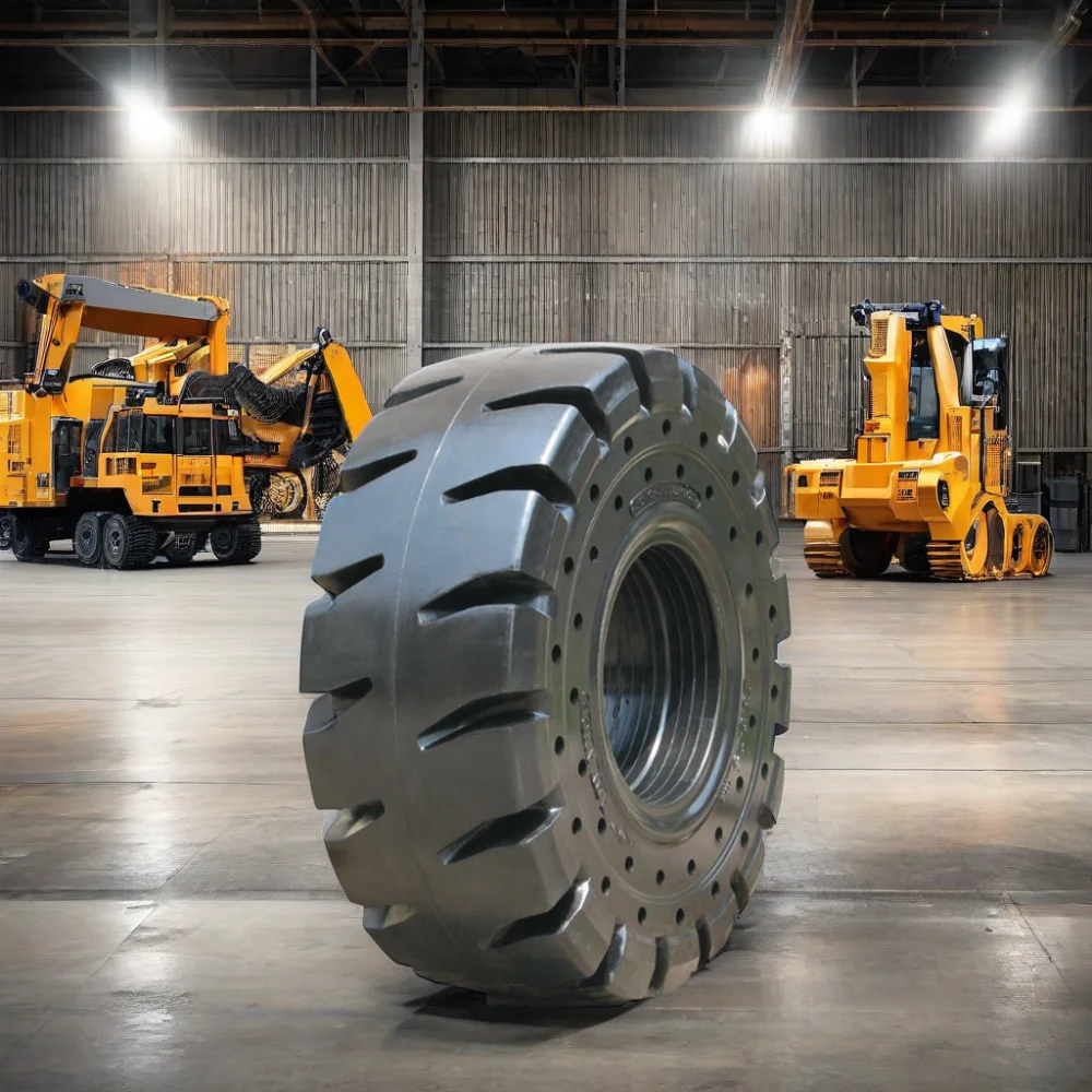New ZL50 Wheel Loader Spare Parts 23.5-25 Rubber Tyres Compatible Caterpillar Volvo Doosan Sany XGMA Construction Machinery