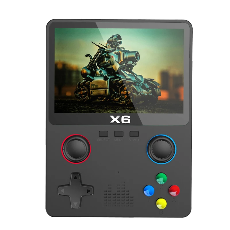 Portable Game Console with 3.5-inch IPS Screen Dual Rocker Games Handheld game player e Gaming Controller Kids Toys Gift