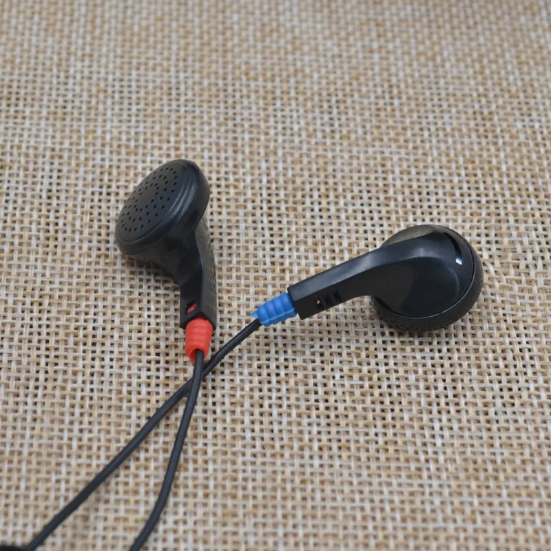 
2021 Amazon Top Seller 100% QC check Model JIND-130 cheapest disposable Aviation earphone 