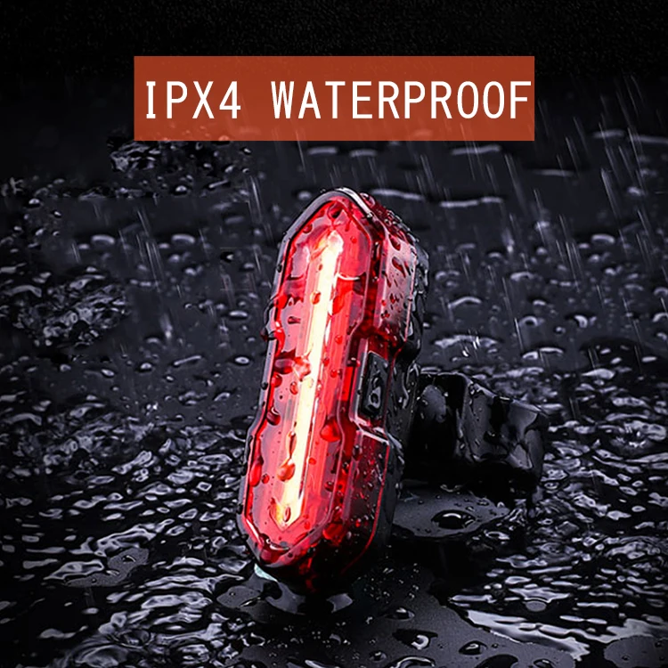 High Quality Cycling Bicycle Rear Light Mountain Road Safety Tail Bike Lights Strobe Mode COB LED Bike Warning Light