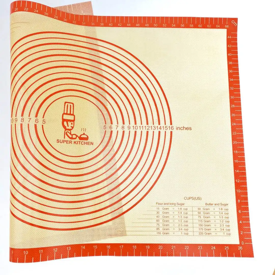 Набор кухонных силиконовых ковриков для выпечки Envy, нескользящий Силиконовый коврик для выпечки, замесительный коврик для теста