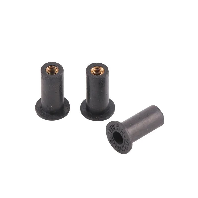 Motorcycle modified windshield rubber nut Brass nut expanded rubber well nut riveted fastener