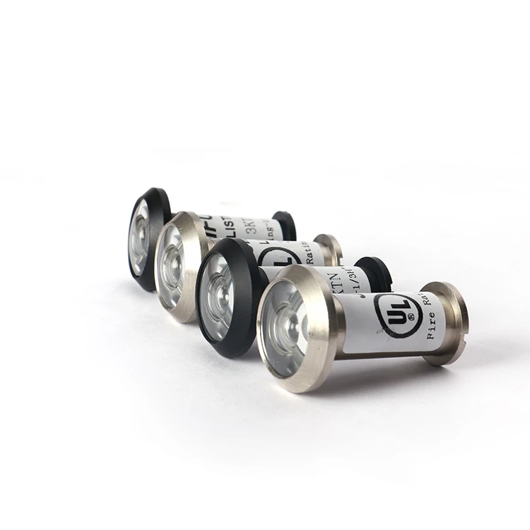 160 Degree Security Door Viewers Hidden Peephole Adjustable Glass Lens Hole Polished Chrome Door Viewer