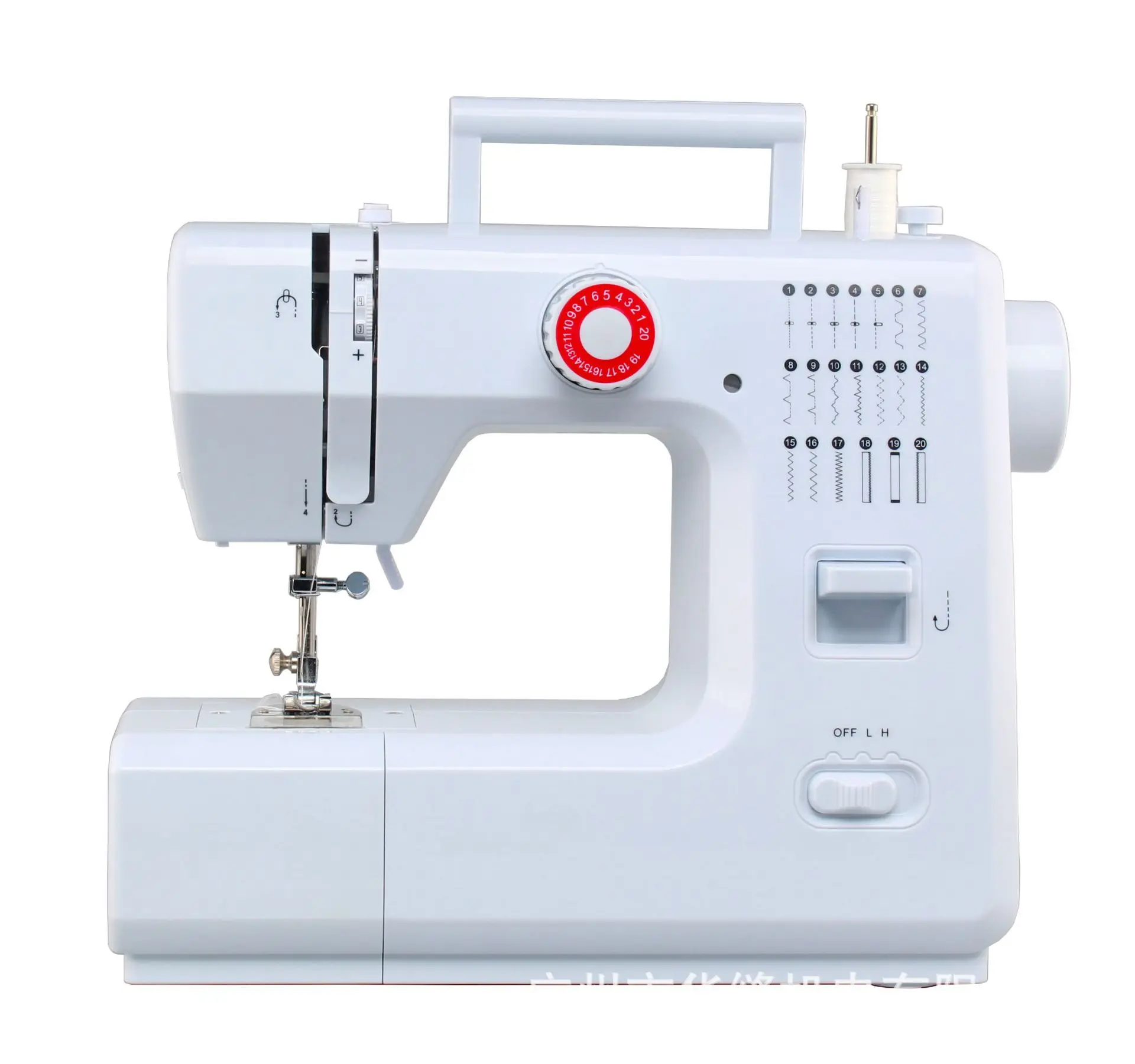 Factory Direct Sale Hot White Household  Mini Sewing Machine Portable Overlock Buttonhole Household Sewing Machine