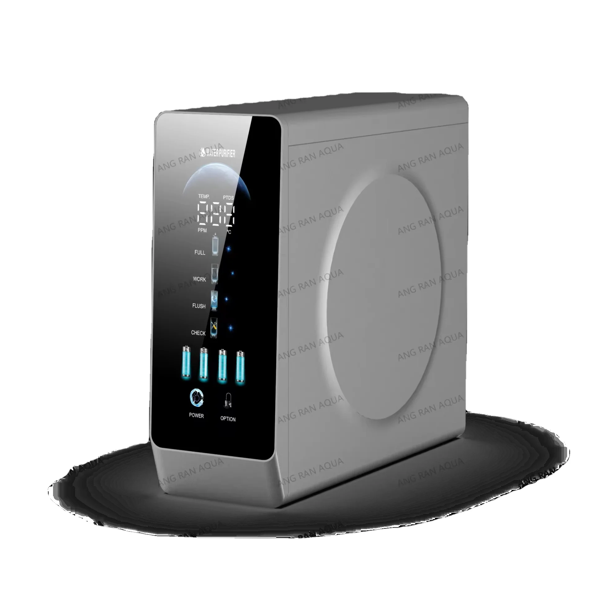 Convenient Quick Change Reverse Osmosis 5 Stage Water Filter Counter Top Home Technology English Laser Printing Free Spare Parts