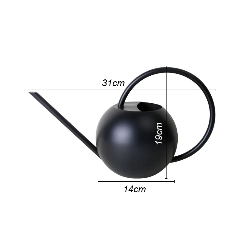 Garden Supplies Indoor Outdoor Cute Metal Steel Kids Watering Can Pot With Long Spout For Houseplant