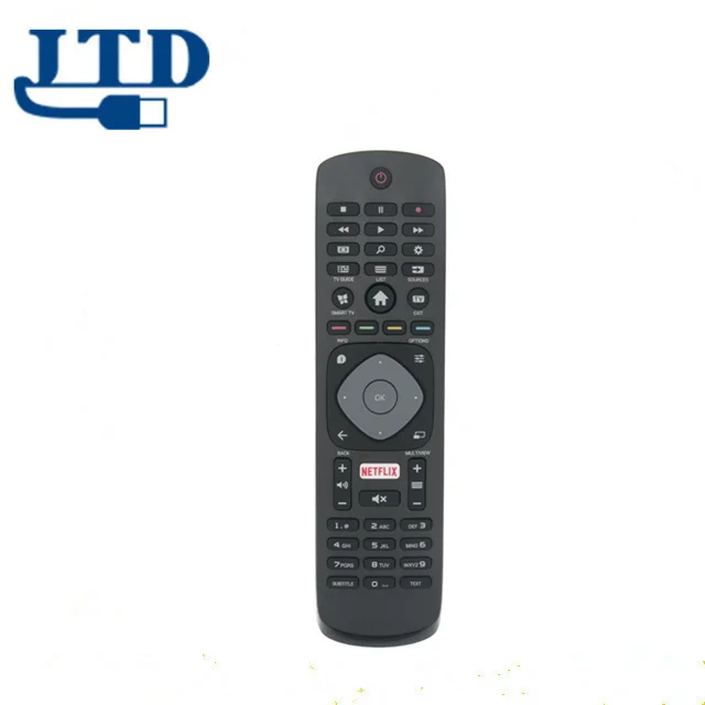 Новый Сменный пульт дистанционного управления с кнопками Netflix подходит для Philips Smart TV установка не требуется