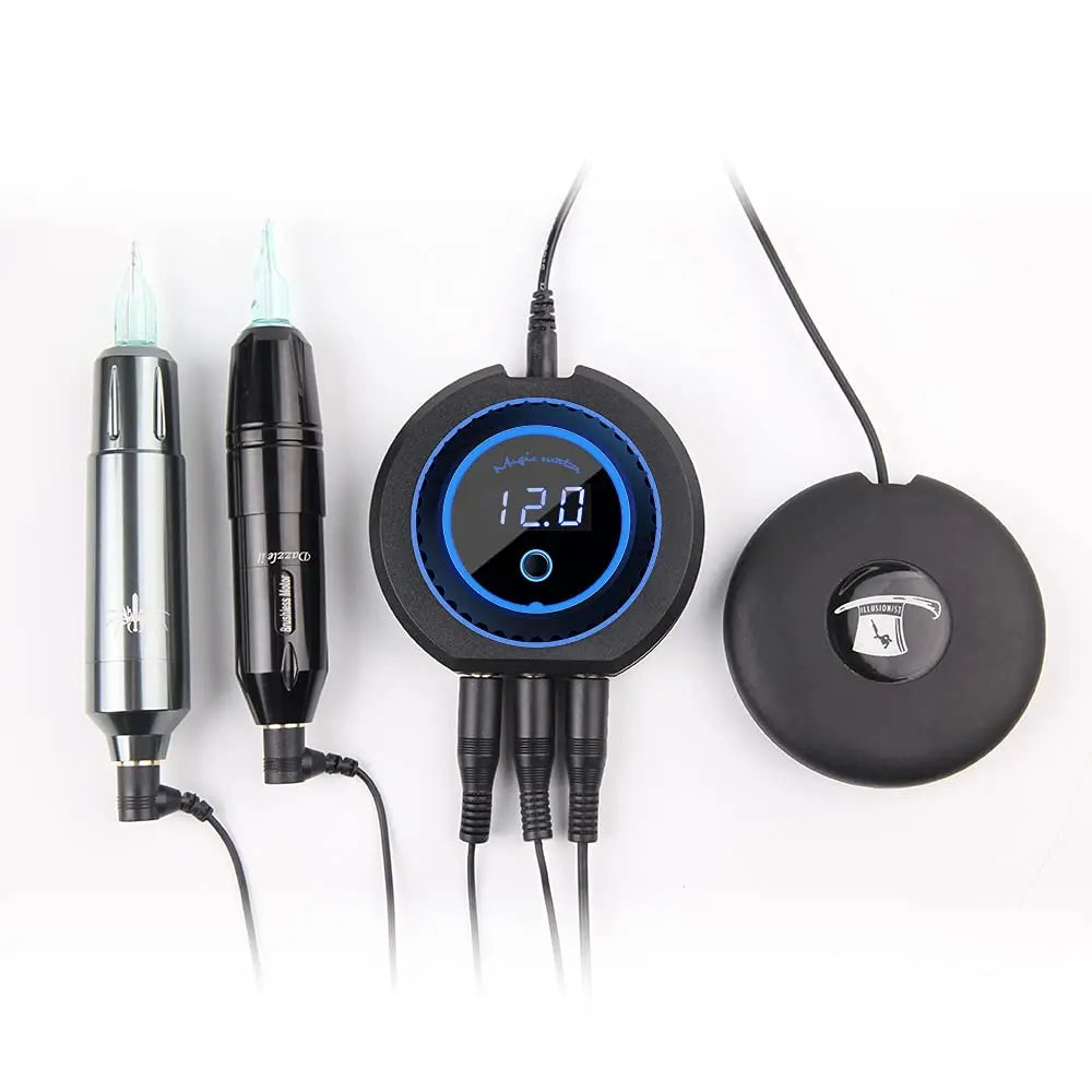 Professional Tattoo Equipment Digital Dual Mode LED Tattoo Power Supply