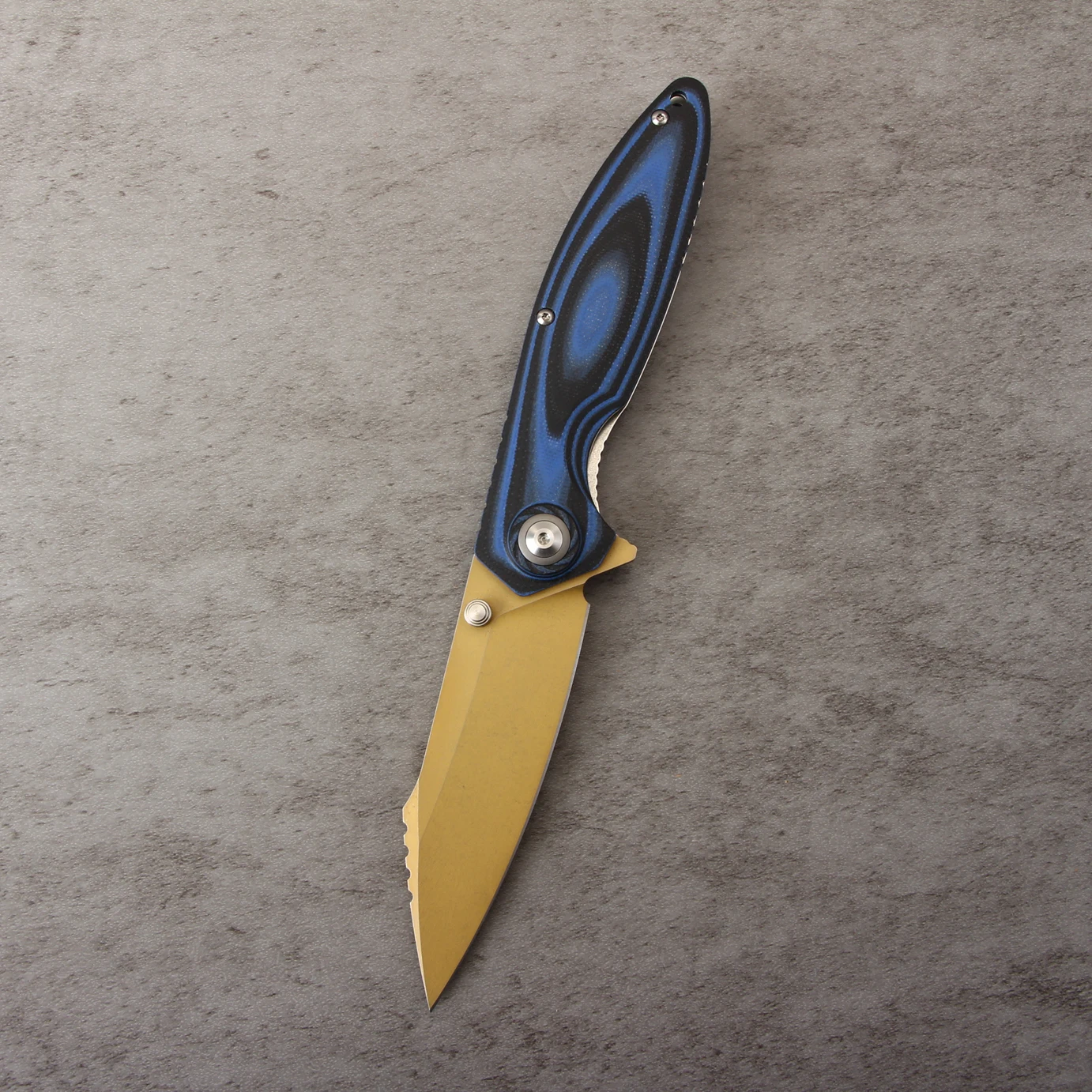 2022 New Coming G10 Handle PVD Coating D2 Blade Tactical Pocket Folding Knife