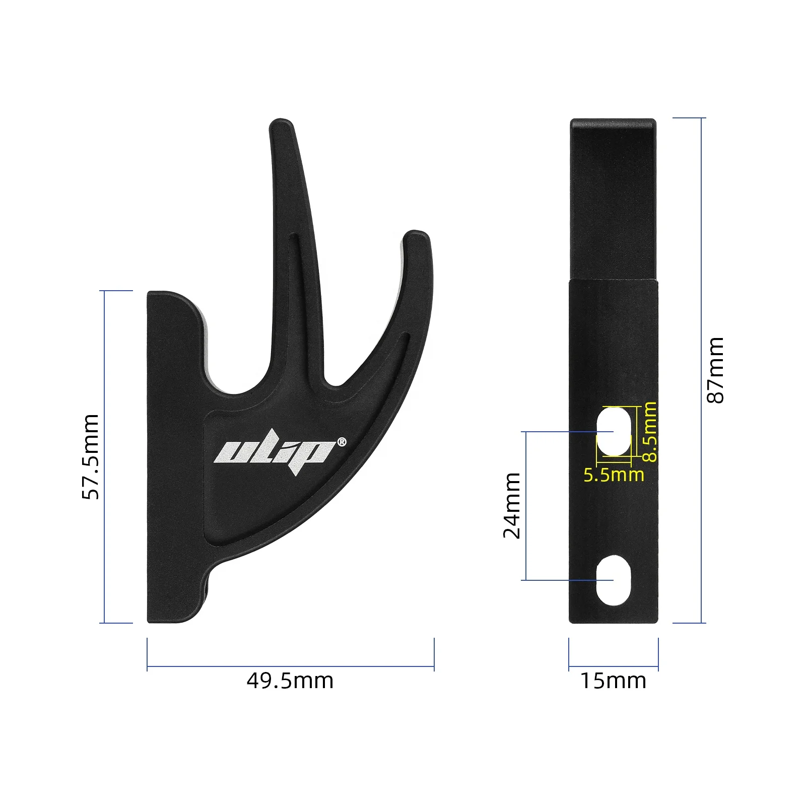 Ulip General Metal Front Hook For M5 Screw Hole For Xiaomi Mijia M365 Ninebot Max G30 Electric Scooter Parts Storage Hook Hanger