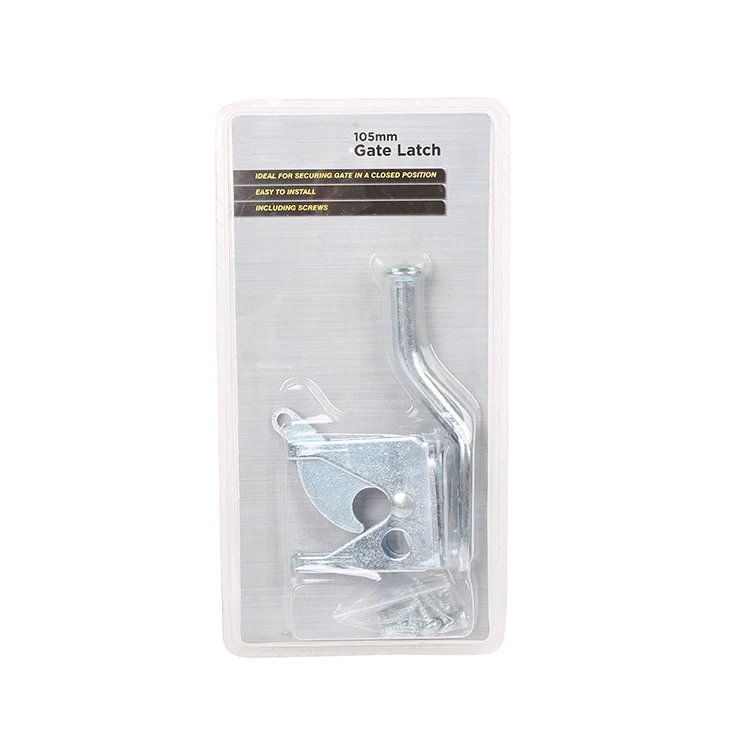 
Factory Direct Supply Sliding Bolt Gate Latch Farm Door Metal Hardware Automatic Gate Latch 
