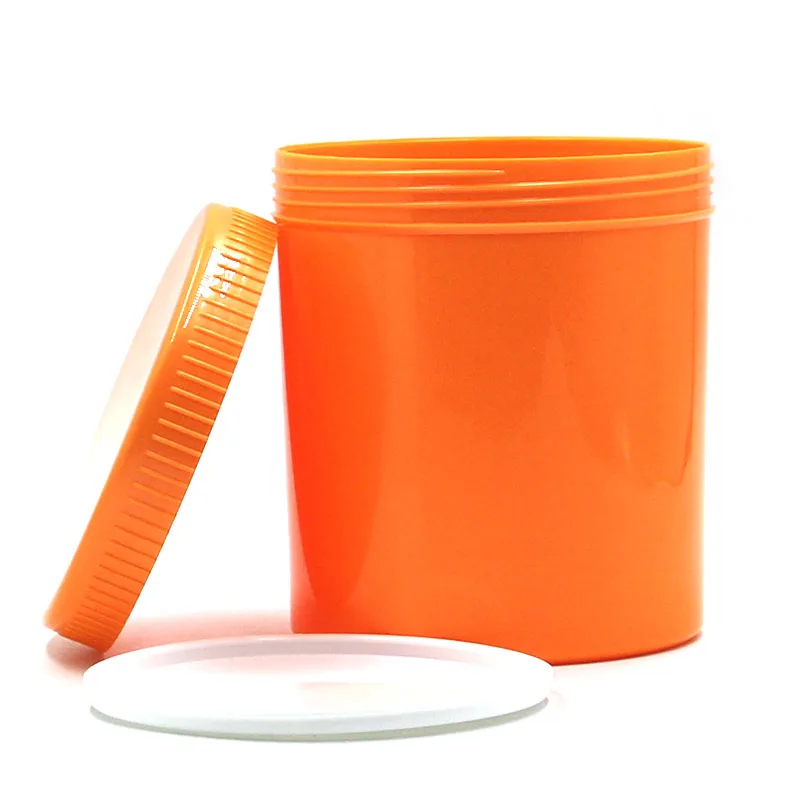 Compound line PP wide mouth plastic 1000ml 1L Cream Jar Hair cream gel jar