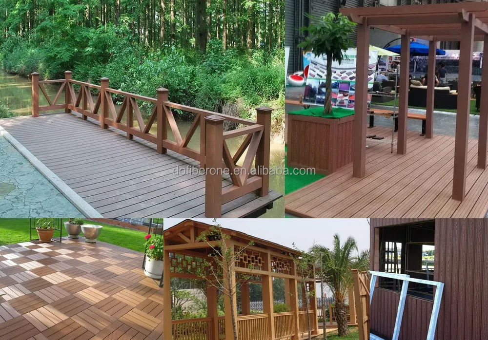 wooden composite wpc gazebo