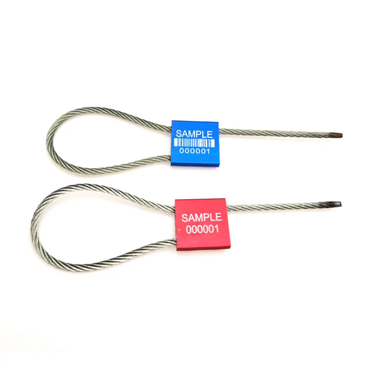 US-CC351 High Security Metal Aluminium Alloy Disposable Container Cable Entry Seal for Truck