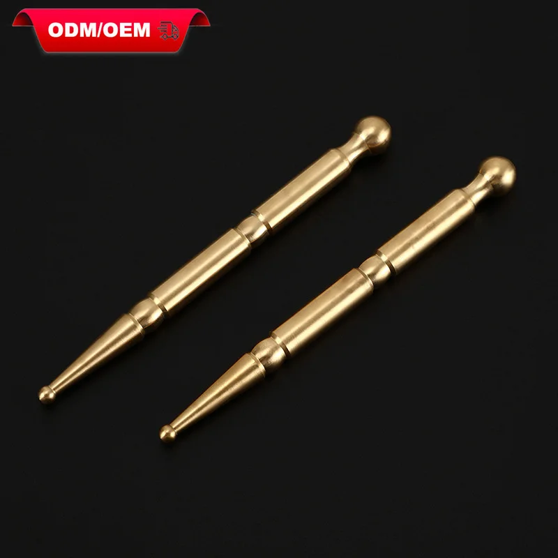 Copper Trigger Point Massage Pen Face Eye Ear Massage Tool Acupuncture Probe Reflexology Pain