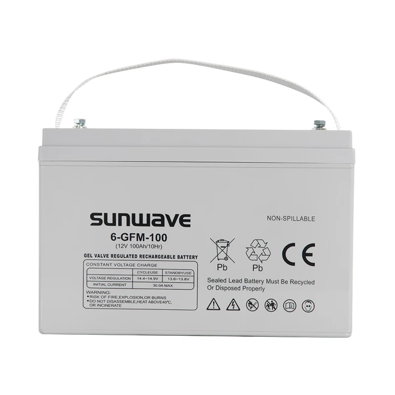 Sunwave 12 volt 12v 200ah 250ah Deep Cycle Solar Storage Battery Gel 12V 100ah Lead Acid Batteries Lead