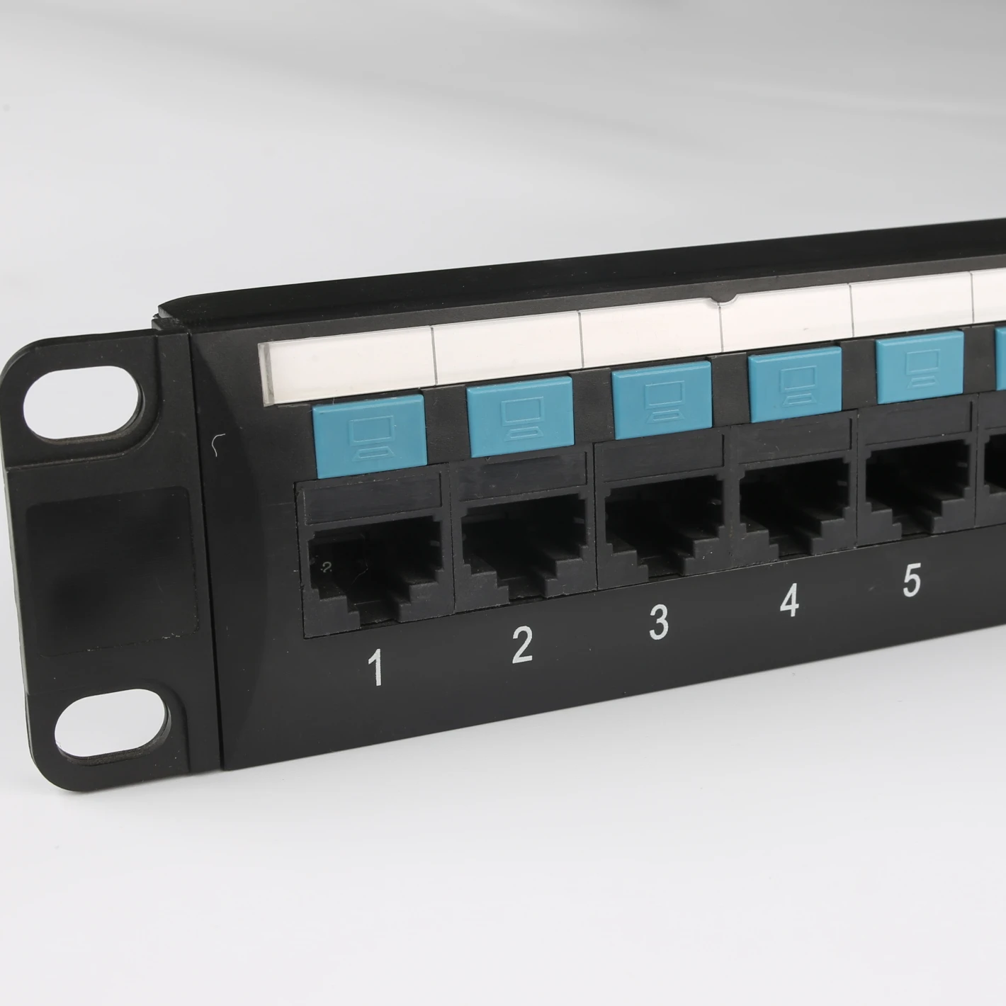 19 дюймов 1u сетевой коммутатор с 24 портами неэкранированный utp cat5E/cat6 cat6a патч-панели/вывод keystone