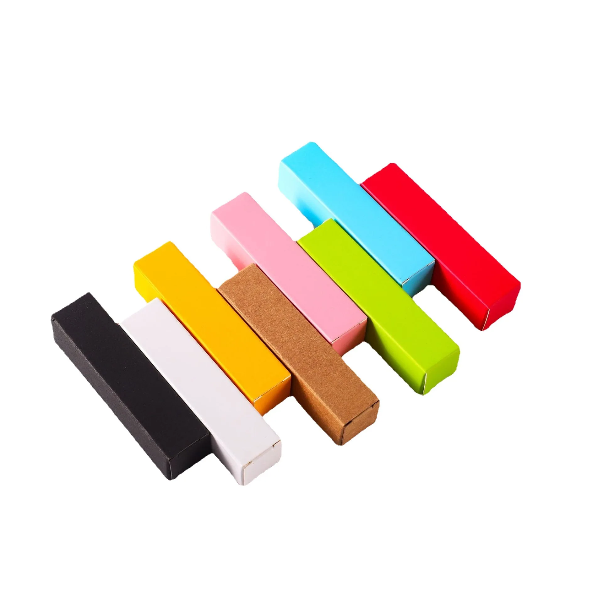 Custom Folding Small Fashion Paper Lip Gloss Lipstick Cosmetics Packaging Box Essential Oil Bottles Gift Box