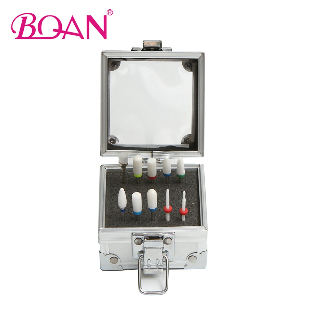 BQAN 25 слотов держатель сверл для ногтей сверла коробка для хранения
