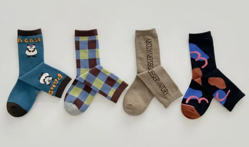 KTJ-07SFT23 Boy Tube Animal Children Socks Customized Socks for Children