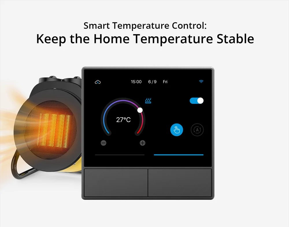 Sonoff Wifi Wireless Thermostat Smart Scene Display Switch Sonoff NSPanel with APP Remote Function