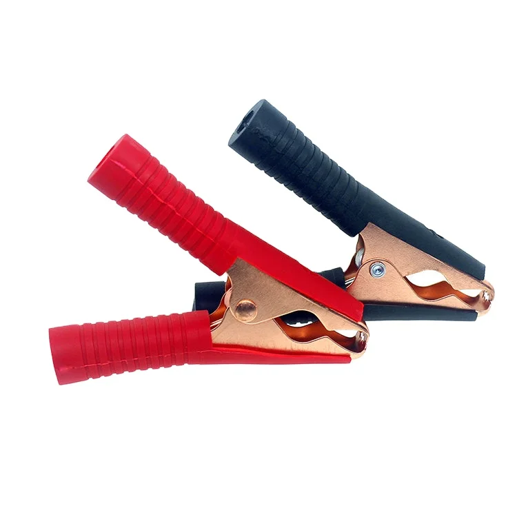 High Quality Red or Black Metal Alligator Dolphin Clamp 100A Large Current Battery Alligator Clip