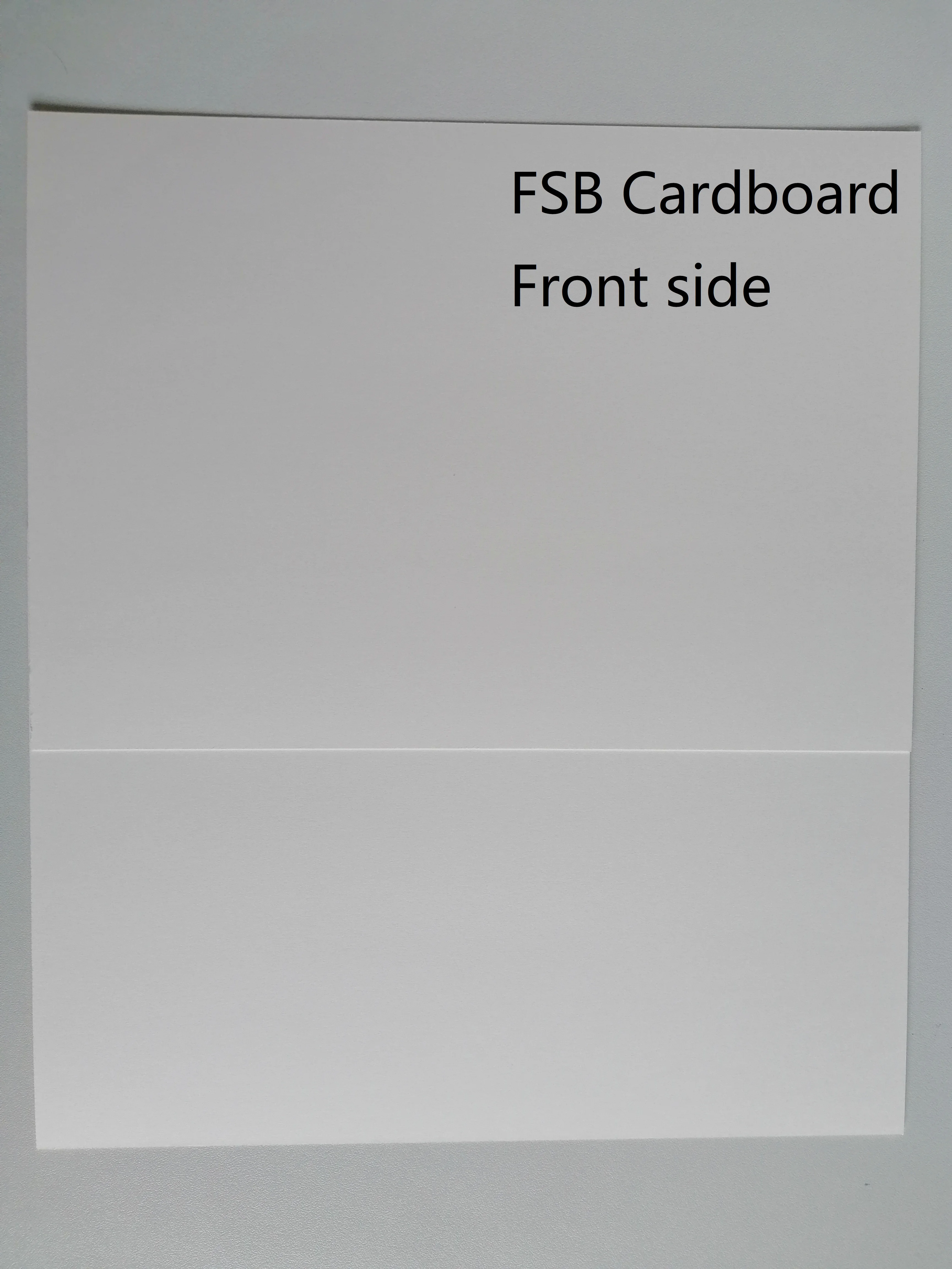 Safety Custom Fast Food Greaseproof Wrapping Paper Raw Material Roll Folding Cartons Raw Materials FSB Cardboard