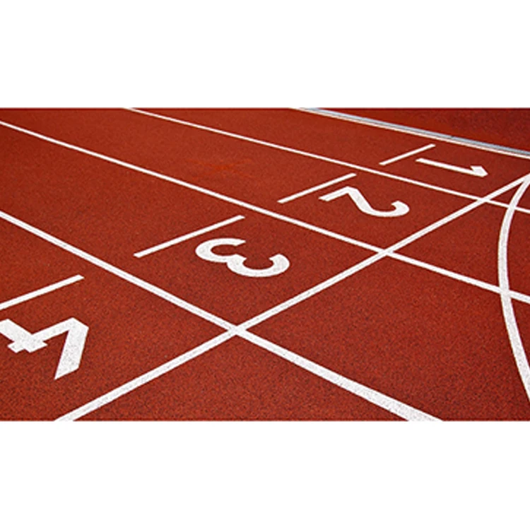 Athletic rubber running track carpet sandwich running track system for jogging track