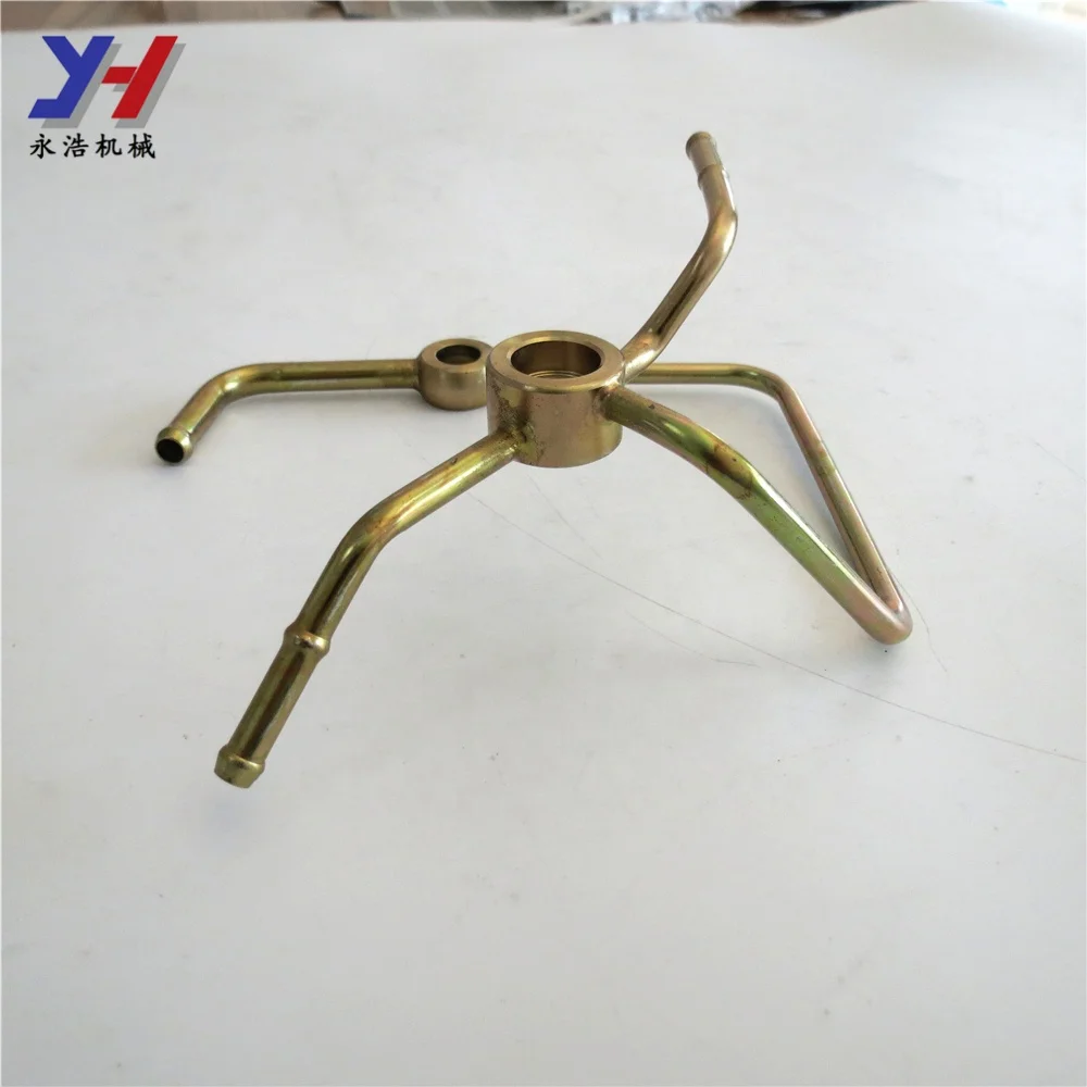 Through-hole OEM Small diameter brass pipe tube