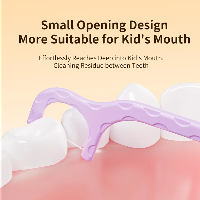 Chinese products wholesale portable Fruit Flavors Fluoride Coated Grape Flavors kids dental floss