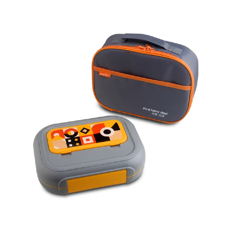 new 2024 product 80pcs moq cartoon lunch box with bag portable high quality stainless steel lunch box with spoon