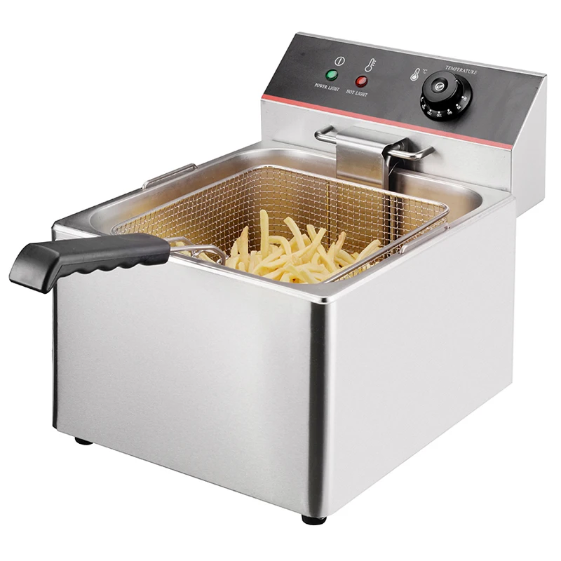 China professional fully automatic electric double tanks and baskets industrial deep fryer