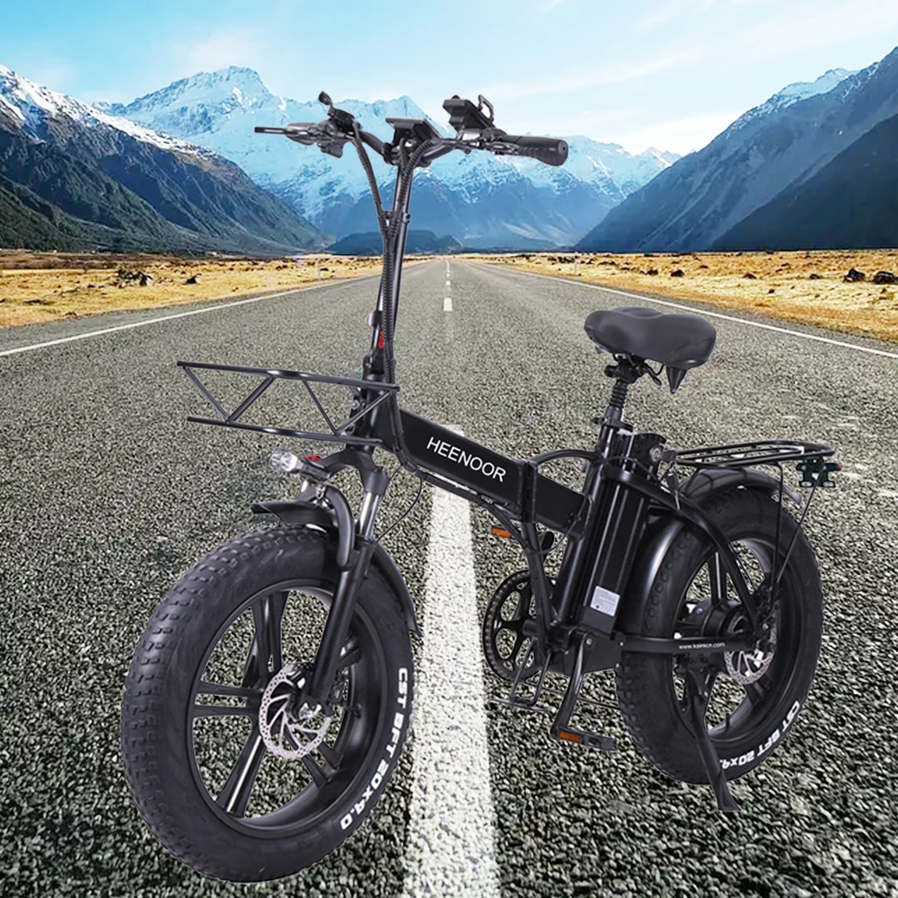 222 HEENOOR EU Warehouse Elektrofahrrad mit Fettreifen Bicicletas electrica electric bicycle 20 inch fat tire folding e bike