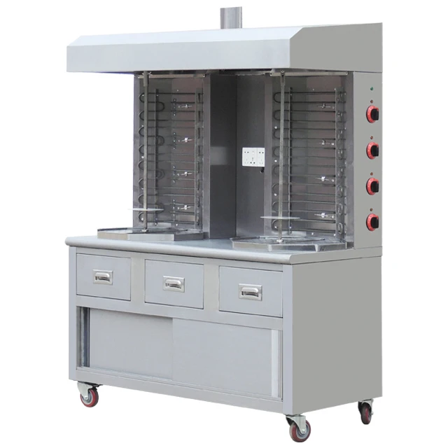 Cosbao gas kebab shawarma, doner kebab cutting machines
