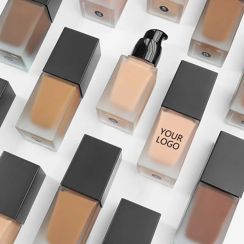 Make Your Own High Quality Foundation Liquid Full Cover long lasting private label matte Waterproof Makeup Foundation OEM