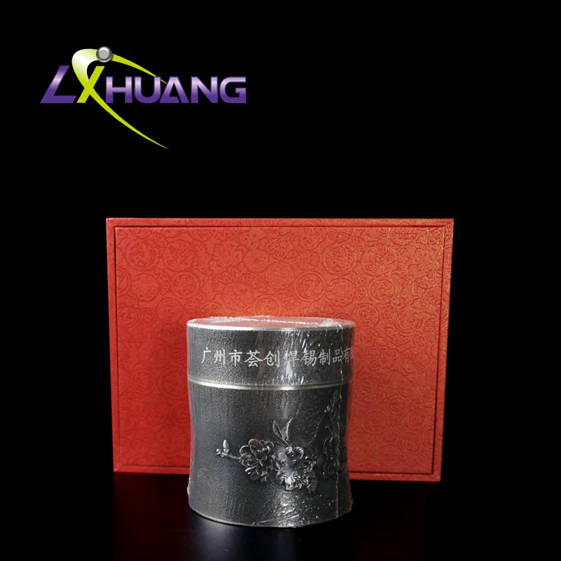 Lichuang solder products Sn99.9 tin canisters pure tin cans for storing tea coffee Container tin can