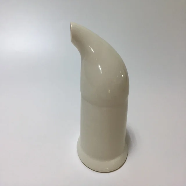 custom White Porcelain Hand-held Salt Inhaler ceramic himalayan salt inhaler stick nasal inhaler