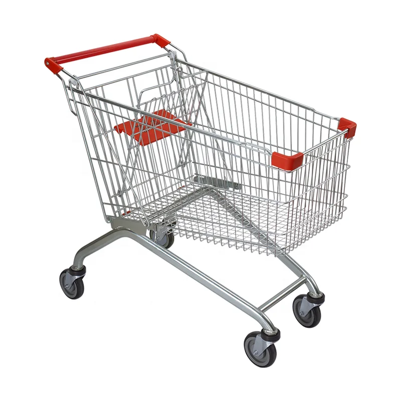 High Quality 4 Wheel Grocery Shopping Carts for Sale