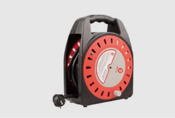 Best Sale 3 Way Multi- Sockets  Retractable plastic 0- 25m Extension Cable Reel Drum