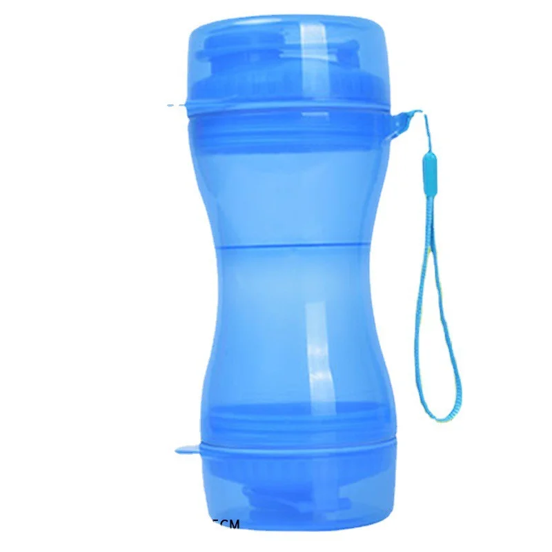 Dog Hanging Bottle With Bowl Water Attachement Drinker Dogs Silicone Drinking Fountain For School Feeding And Pet Feeder Dleaner