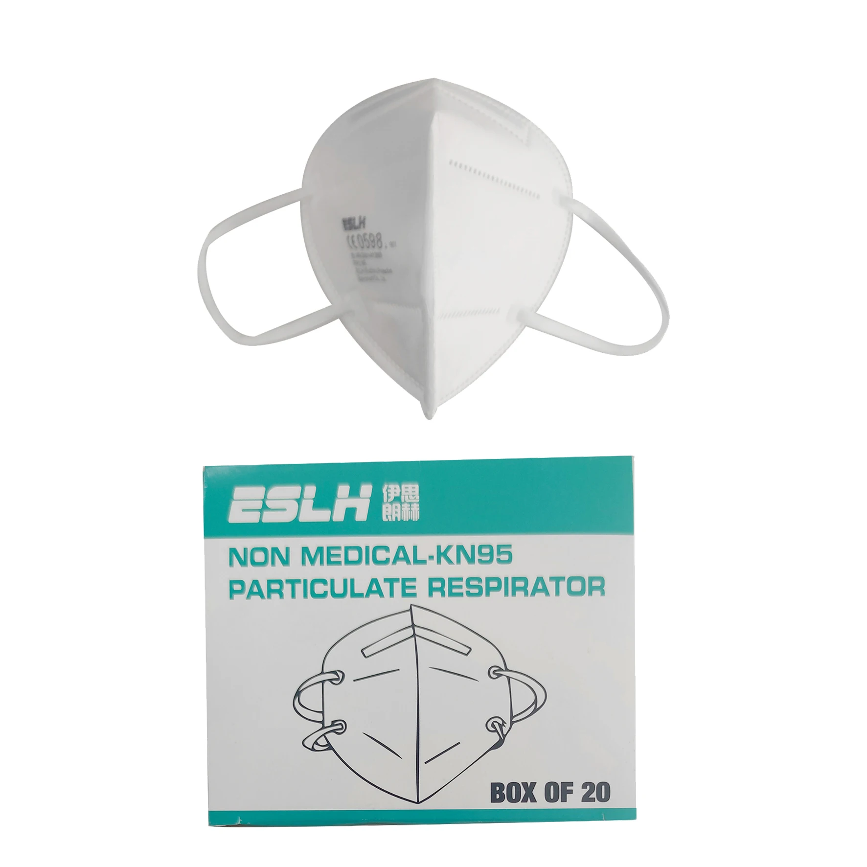 factory price FFP2 5 Layer dustproof nonwoven meltblown 5 ply disposable face mask