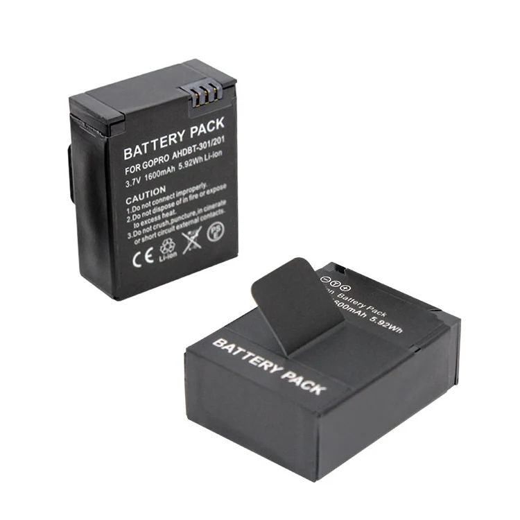 
HSU AHDBT-201 AHDBT-301 Original Rechargeable Battery For Go Pro HD Hero3 Hero3+ 