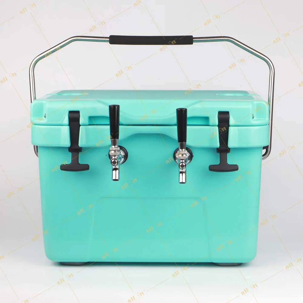All In Brew 25L RotoMolded Plastic Beer Cooler Box Outdoor Party Beer dispenser Easy Carrying Beer Cooler Jockey Box