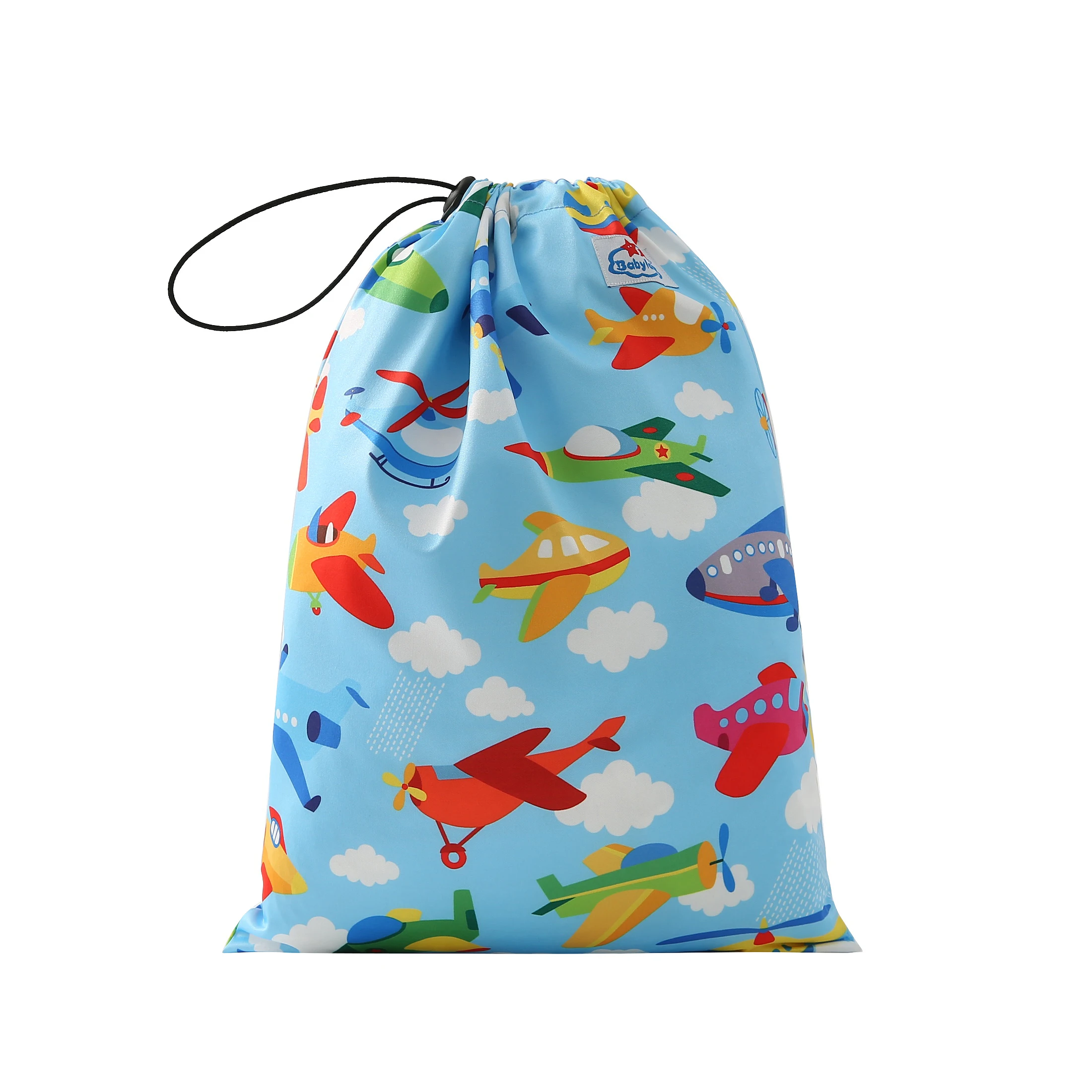 Custom Design Waterproof Wet Tote Nappy Mommy Bag Baby Travel Diaper Changing Mat Tote Cloth Nappy Bag