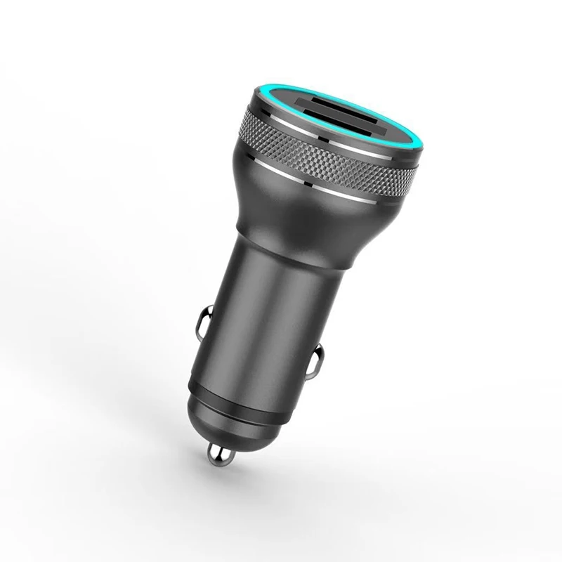 Quick Charge 3.0 Dual USB 6A/36W Fast Car Charger Adapter Compatible with iPhone Galaxy S10 S9 S8