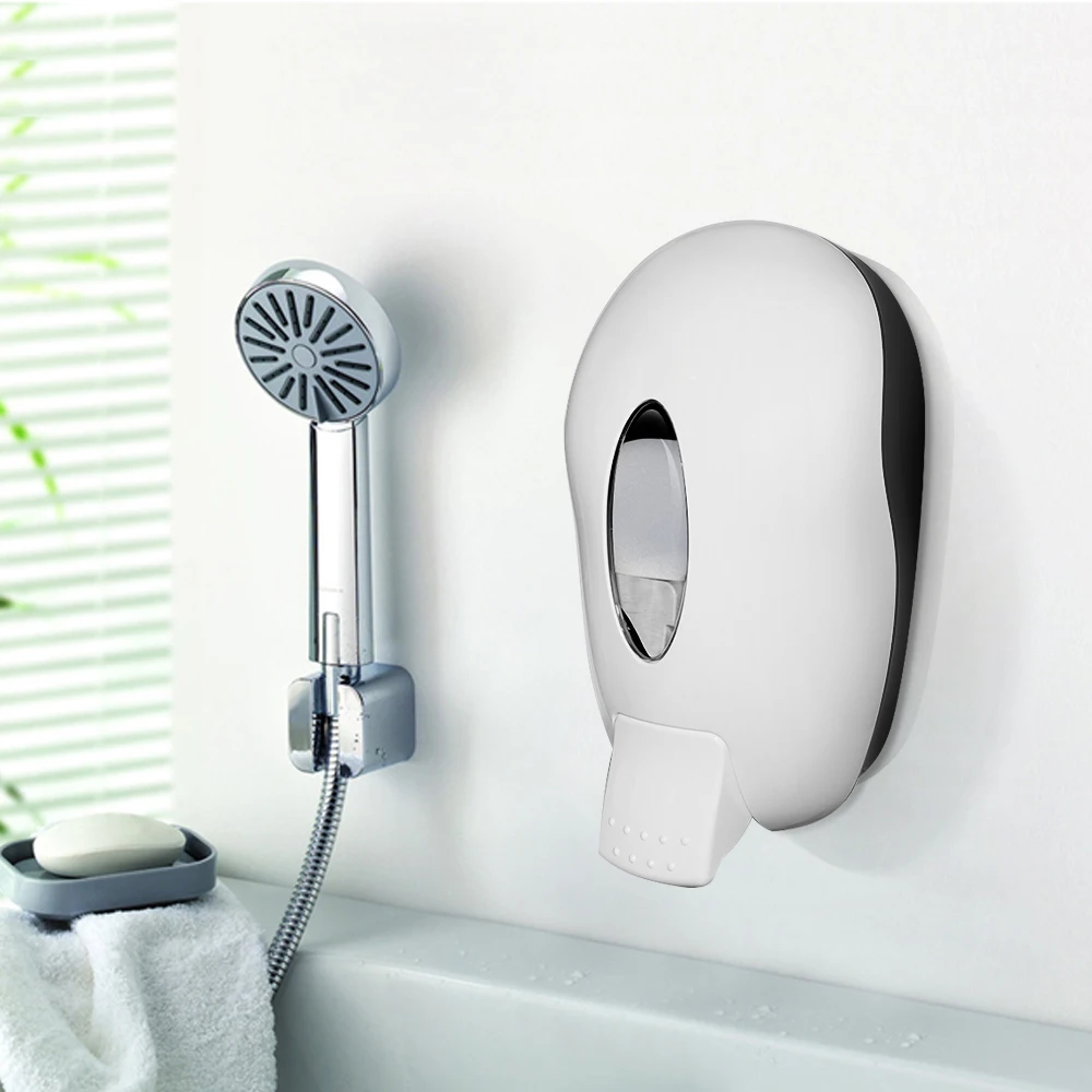 morden automatic conditioner dispensers bottle bathroom luxury shower soap plastic wall mounted shampoo dispenser