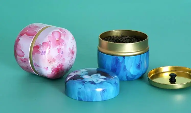 Custom Small Round Tin Cans Packaging Candy/ Money Metal Tin Boxes