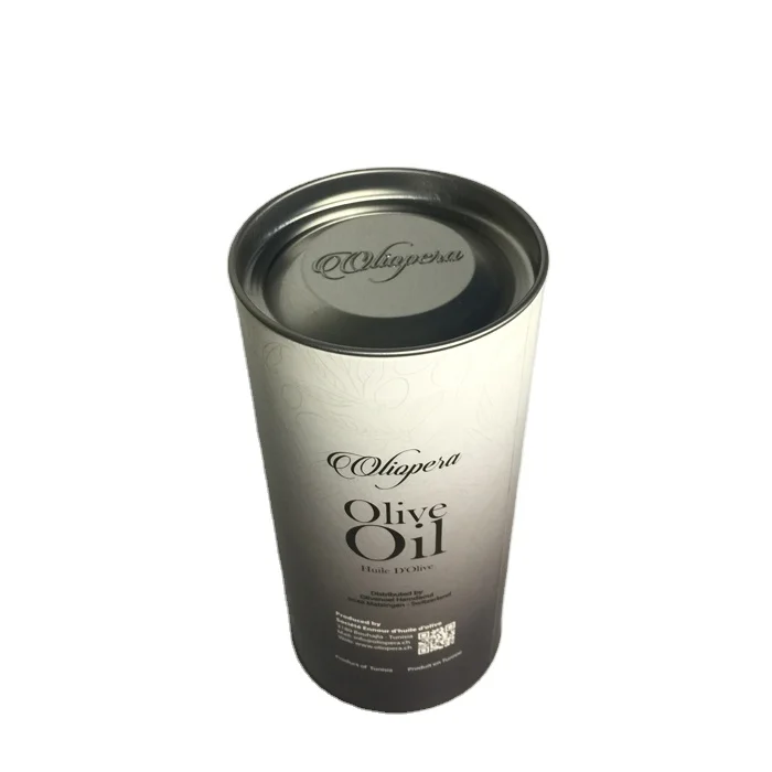 Empty Tea Paper Cardboard Tubes Round Carton Box Tea Packaging Can