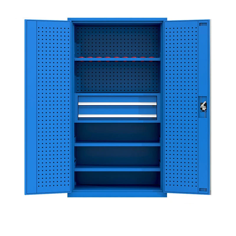 Large Modern Design Fireproof Steel Gun Safe Box Cabinets Home Office School Hospital Supermarket-Adjustable Metal Storage Unit