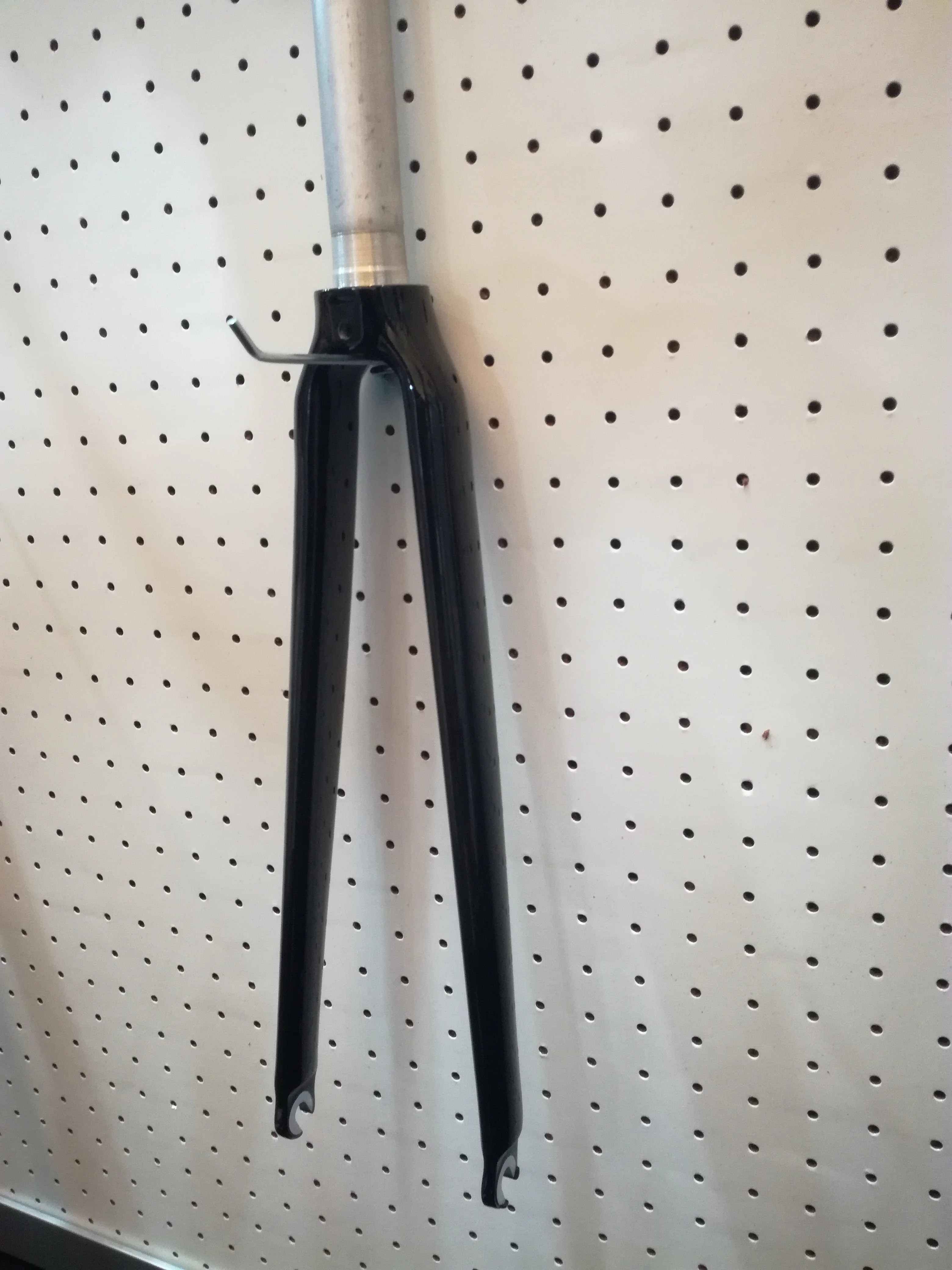 Topfire hot sale carbon alloy rigid road bike fork 700c front